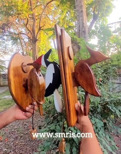 Wooden Door Bell