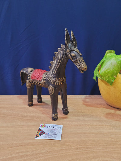 BRASS HORSE Dhokra craft Dokra craft Indian handicraft