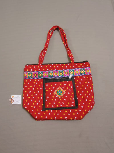 Embroidery Bandhani Hand bag Kutch Traditional Ethnic Indian