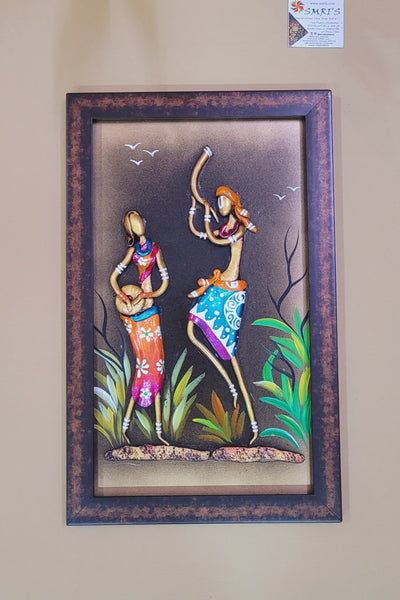 Mural Frame Colorful Craft Indian Handicrafts tribal art