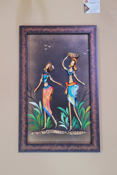 Mural Frame Colorful Craft Indian Handicrafts tribal art