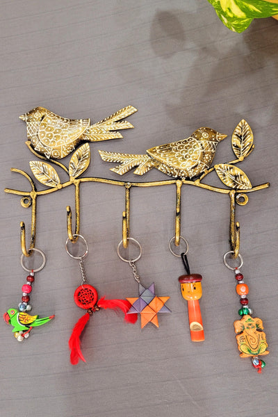 Sparrow Love Birds key holder key hanger decor 