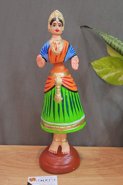 Tanjore Dancing Doll Papermache Handmade Thanjavur Thalayatti Bommai
