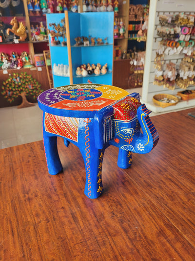 Elephant stool Design 5, 8 inch height, 10.5 inch length, 8inch width