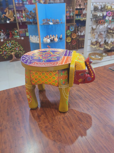 Elephant stool Design 6, 8inch Height, 10.5 inch Length, 8inch Width