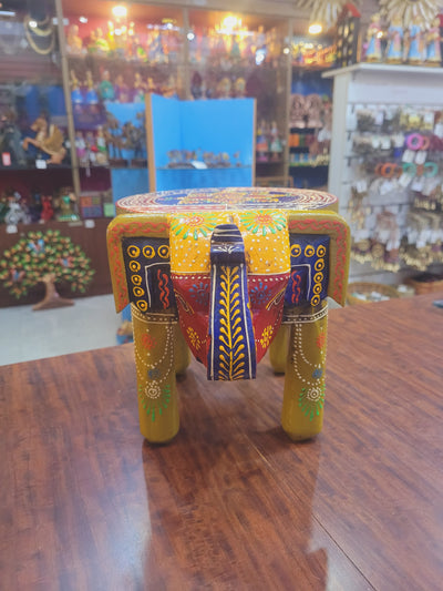 Elephant stool Design 6, 8inch Height, 10.5 inch Length, 8inch Width