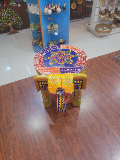 Elephant stool Design 6, 8inch Height, 10.5 inch Length, 8inch Width