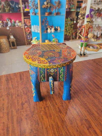 Elephant stool design 3, 8 inch Height, 10.5 inch length, 8 inch width Pooja decor