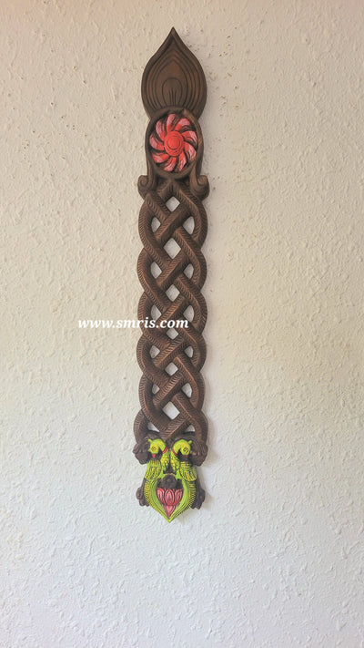 Aapakoodu | Ladle Stand Kitchen Accessory Wood Carving Wall Hanging Traditional kerala & Chettinad Indian Handicrafts