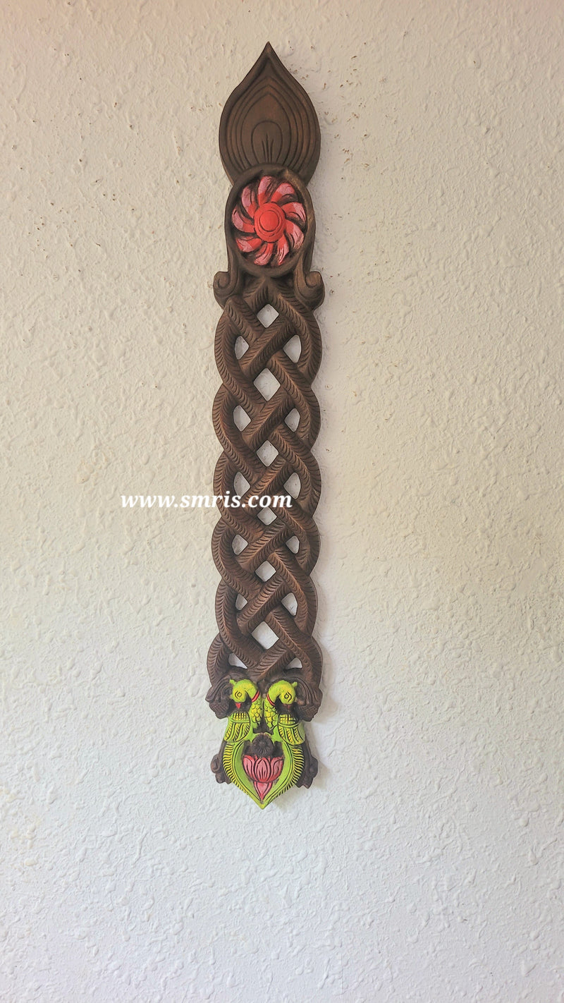 Aapakoodu | Ladle Stand Kitchen Accessory Wood Carving Wall Hanging Traditional kerala & Chettinad Indian Handicrafts