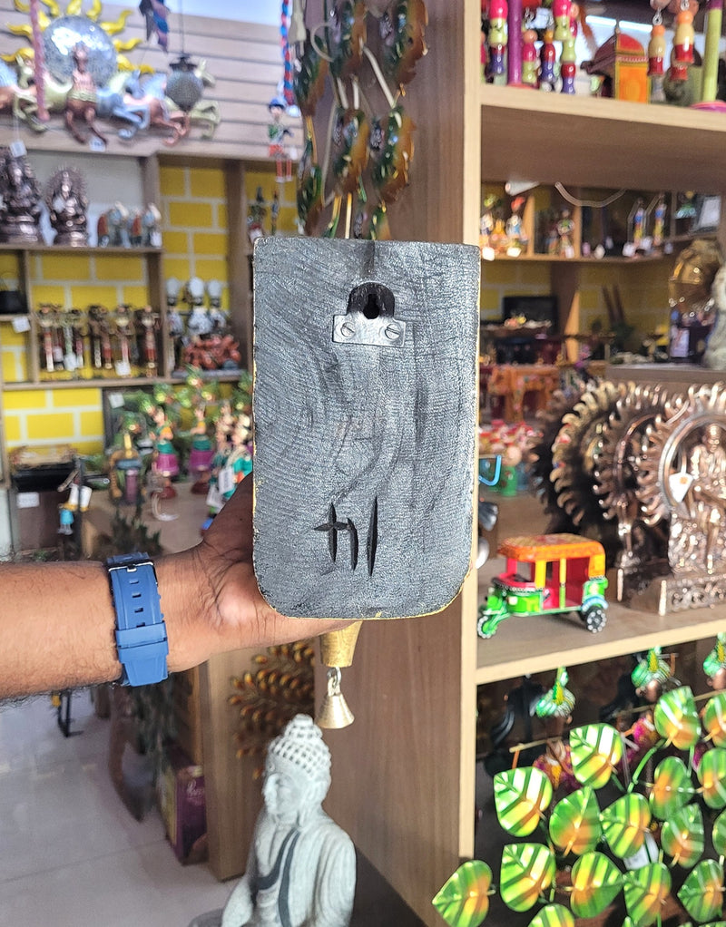 Bodhil Wall Bracket / Corbel Mahogany Small 9 inch Design 2 Wooden Carving Wall Hanging Decor Traditional Indian Handicrafts ( 10 H * 9 L * 4 W ) inches