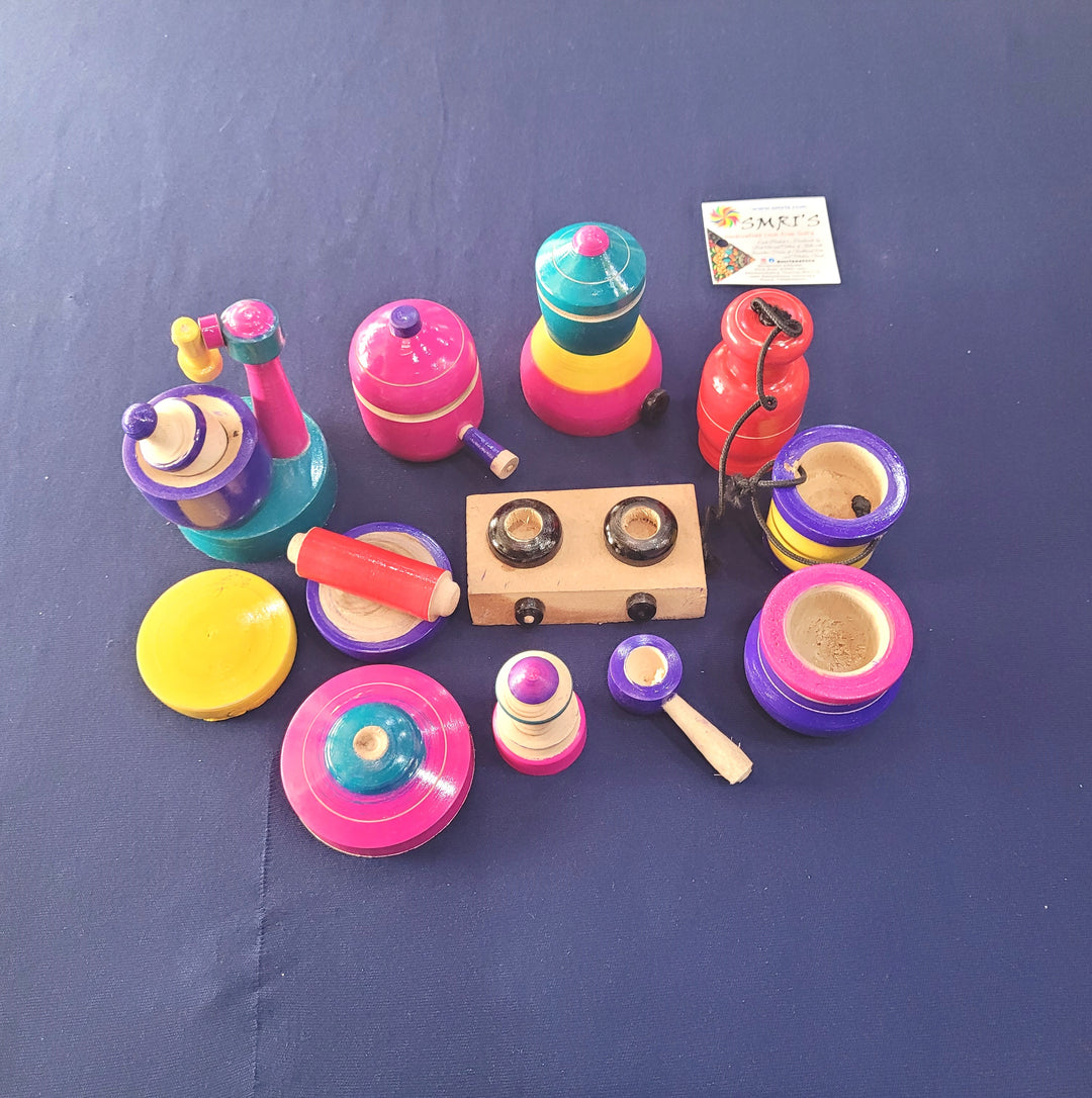 Jagrishti Toys Brass Kitchen Set For Girl Brass Choppu Set Jagrishti