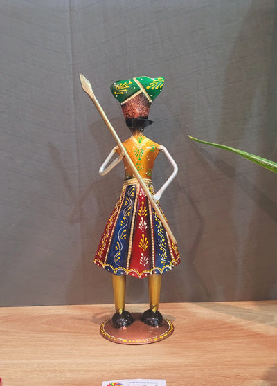 Traditional Soldier Men with Spear Show piece Table decor