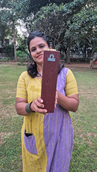 Elephant Wood Carving Wall bracket / Corbel traditional Chettinad Handicrafts White