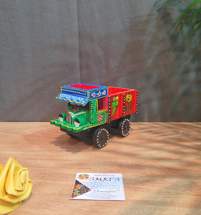 Wooden Truck Multicolor ( 4H * 6L * 3W ) inches