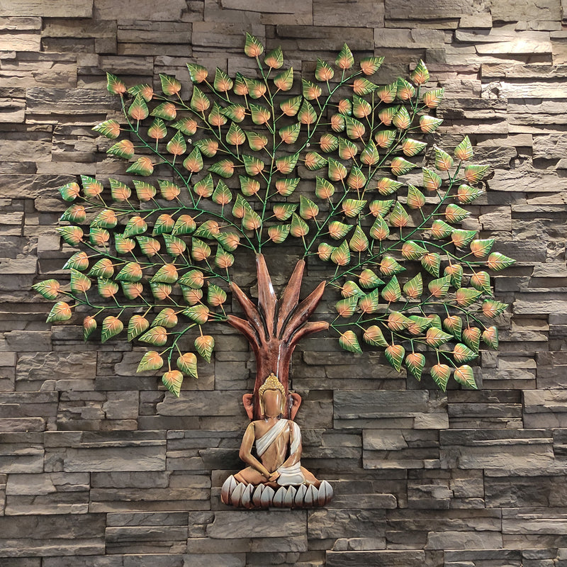 Buddha Tree Wall decor ( 44.5 H * 42.5 L * 2 W ) Inches Big Home decorations and interiors