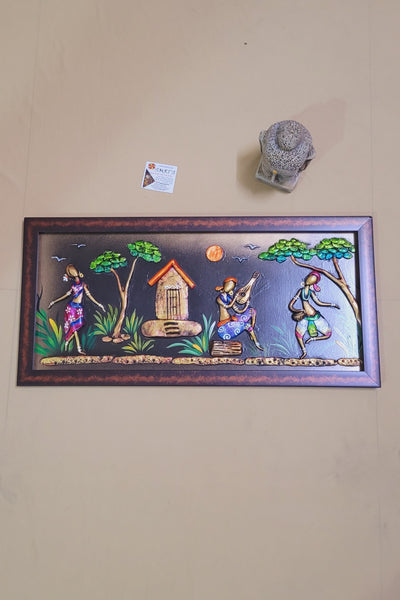 Mural Tribal Art frame Paintings wall decor Handicraft