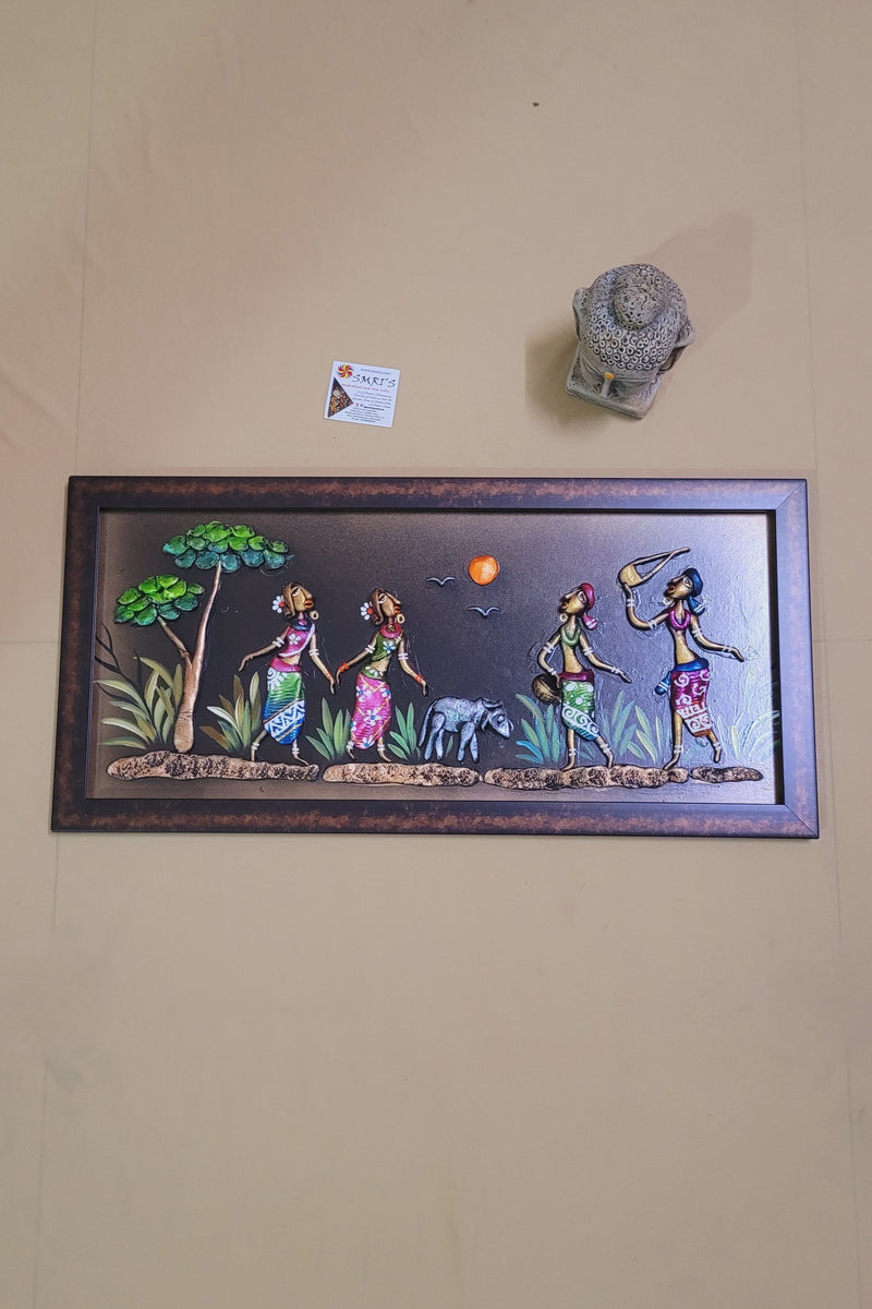 Mural Tribal Art frame Paintings wall decor Handicraft