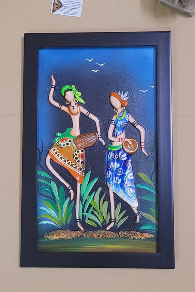 Mural Tribal Art frame Paintings wall decor Handicraft