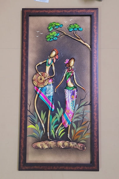Mural Tribal Art frame Paintings wall decor Handicraft