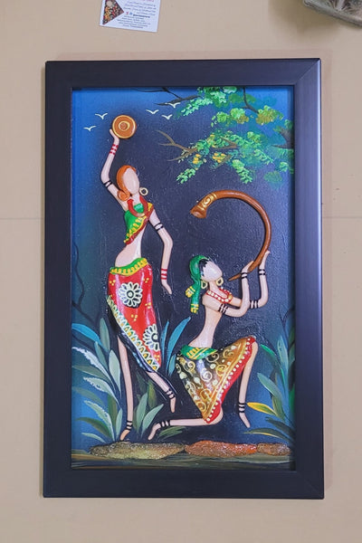 Mural Tribal Art frame Paintings wall decor Handicraft