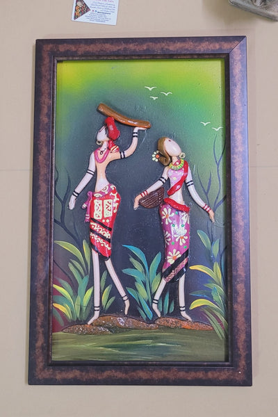 Mural Tribal Art frame Paintings wall decor Handicraft