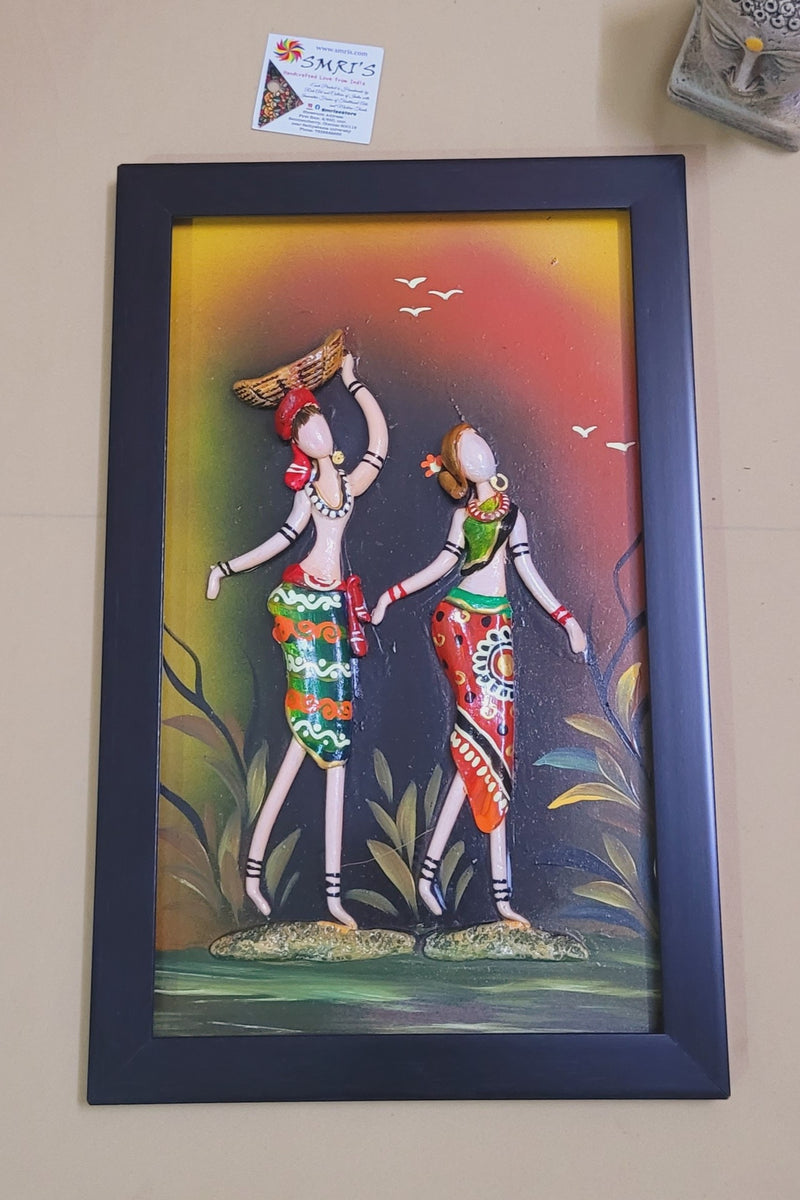Mural Tribal Art frame Paintings wall decor Handicraft