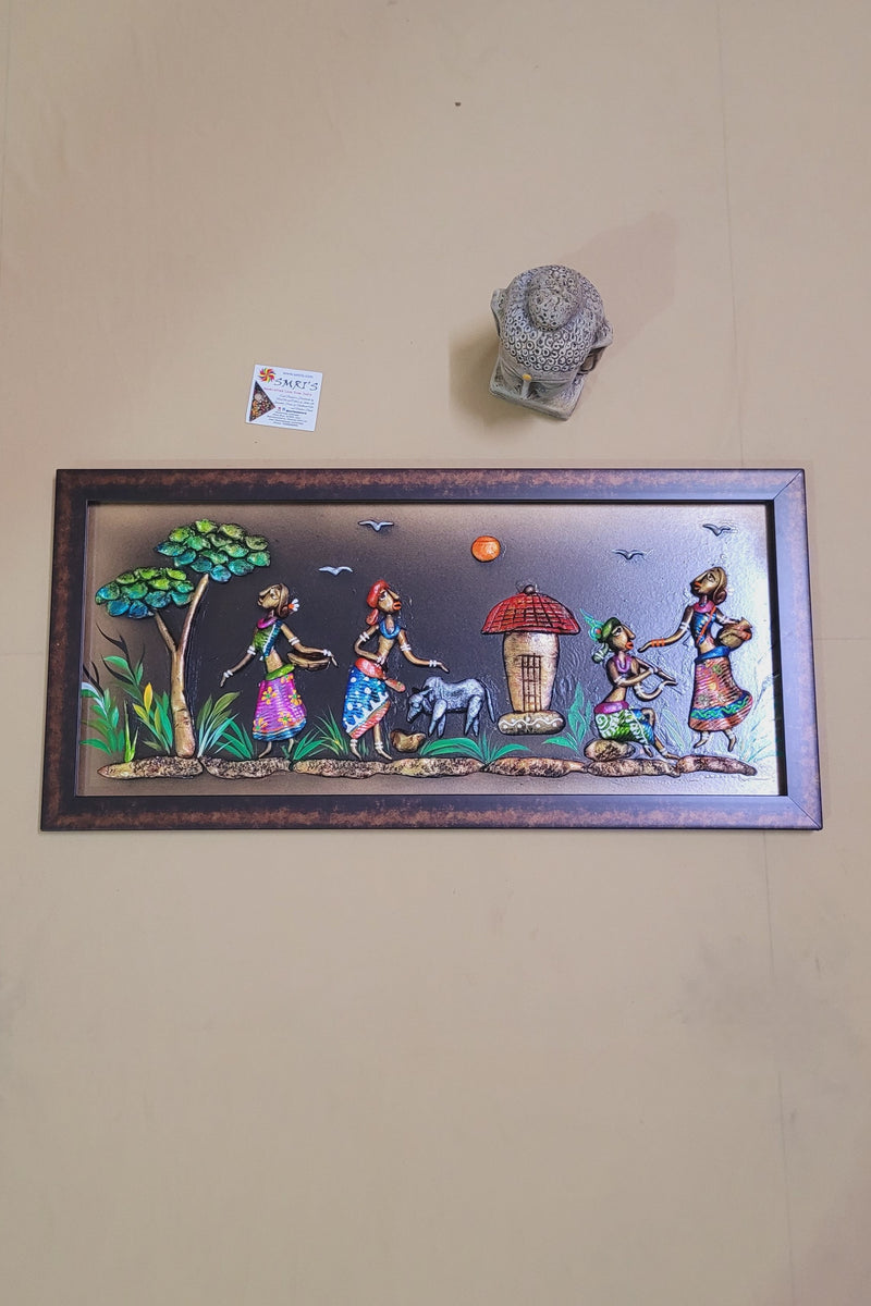 Mural Tribal Art frame Paintings wall decor Handicraft