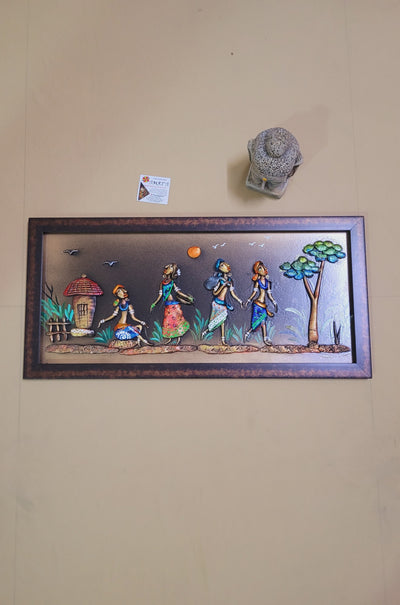 Mural Tribal Art frame Paintings wall decor Handicraft