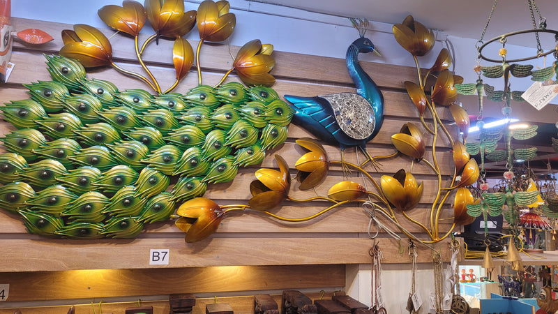 Peacock Horizontal 64 inch * 34 Inch 5 feet with LED