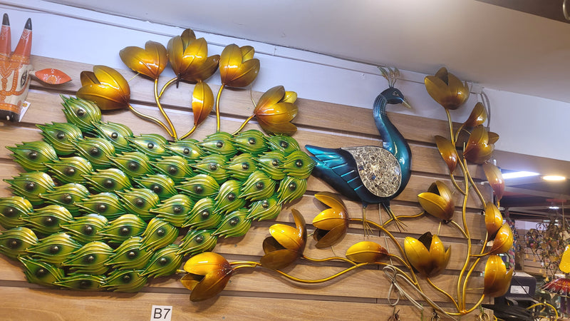 Peacock Horizontal 64 inch * 34 Inch 5 feet with LED