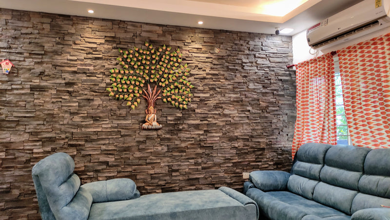 Buddha Tree Wall decor ( 44.5 H * 42.5 L * 2 W ) Inches Big Home decorations and interiors