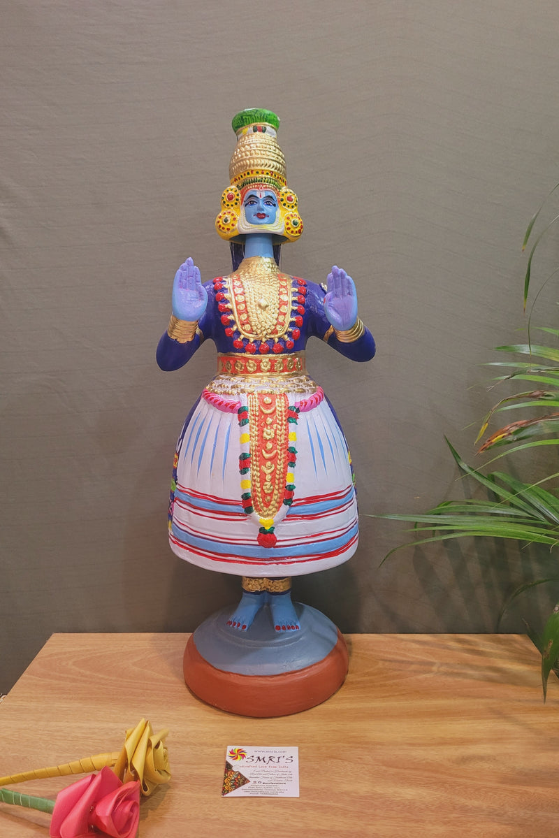 Tanjore dolls Thanjavur Thalayatti Bommai Kathakali Dancing Doll