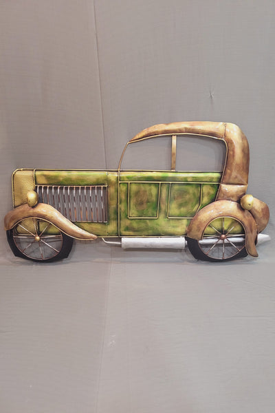 Vintage Car wall decor Home decor living room decor office room decor gifting and home decorations interiors 4 ft ( 28 H * 54 L * 3 W ) Inches
