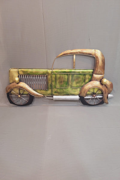 Vintage Car wall decor Home decor living room decor office room decor gifting and home decorations interiors 4 ft ( 28 H * 54 L * 3 W ) Inches