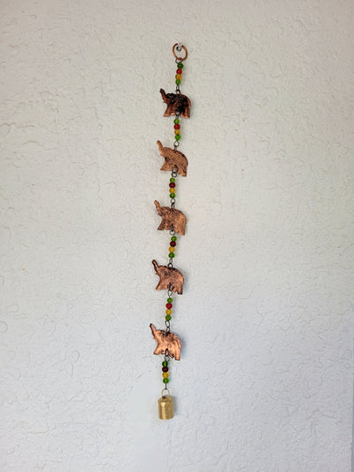 elephant wind chime hanging home decor return corporate gifts