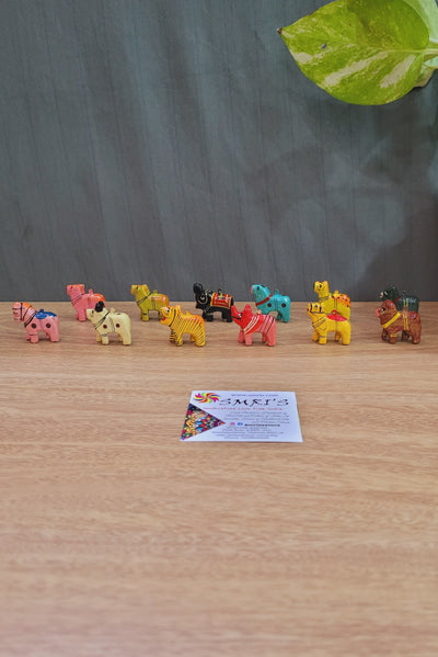 12 Animals set 1 inch size miniature collection