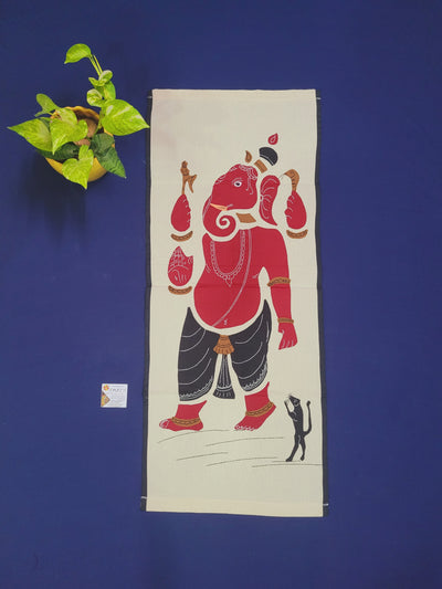 Applique Tribal Art Ganesha wall decor Indian artists