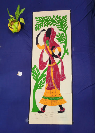 Applique Tribal Art Embroidery Wall Hanging Indian artists