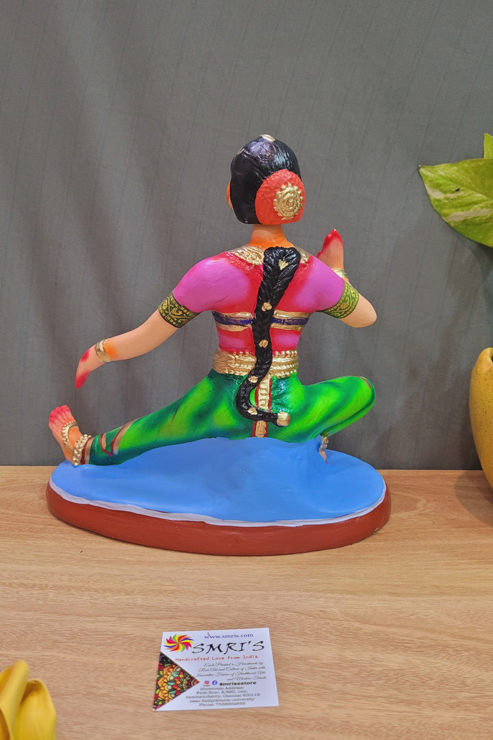 Bharathanatiyam Tanjore Dancing Doll Sitting Thanjavur Thalayatti