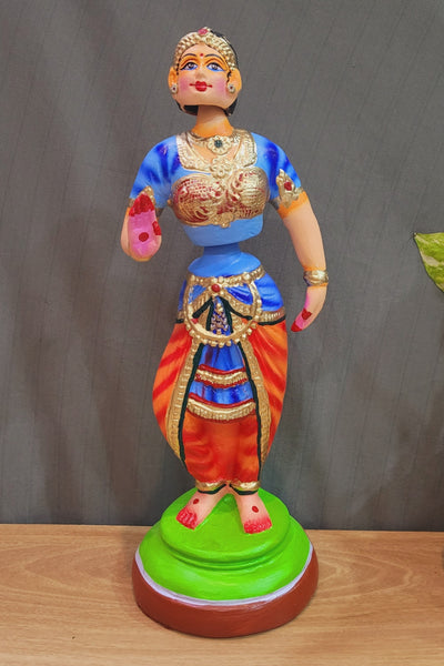 Bharathanatiyam Dancer Tanjore Dancing Doll Thanjavur Thalayatti Bommai