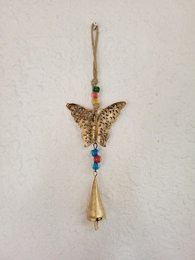 butterfly wind chime hanging home decor return corporate gifts
