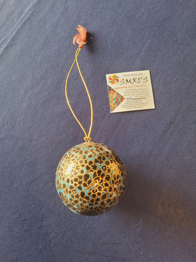 Christmas decor ornaments Balls eco friendly Paper Mache 