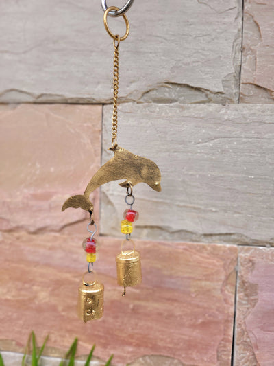 Dolphin wind chime hanging home decor return gifts