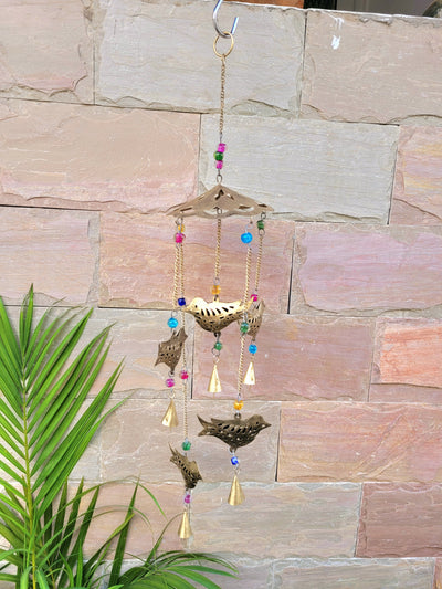 Jhoomar chandelier wind chimes hanging balcony home decor