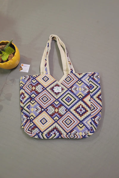 Hemp Cotton Large Handmade eco friendly bag