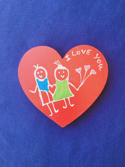 "I Love You" Valentine Fridge Magnet Gift of Love