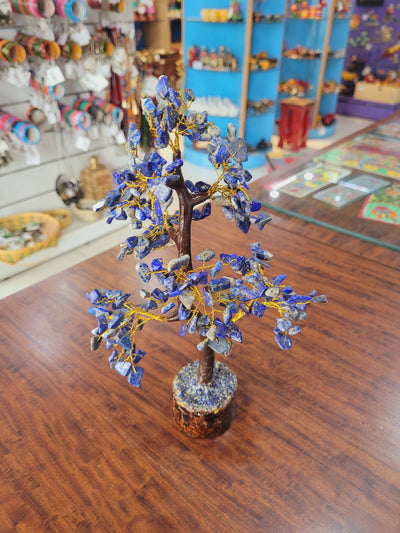 Lapis Lazuli Crystal Tree Vastu Feng Shui Decor