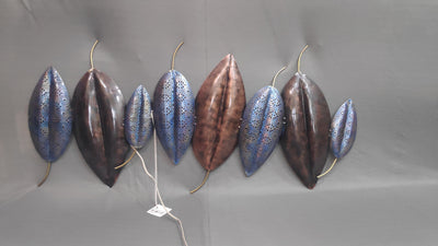 Leaf Wall decor LED 36 inch length metal