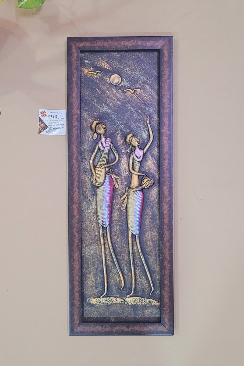 Mural Art Frame Metallic Craft Indian Handicrafts tribal art